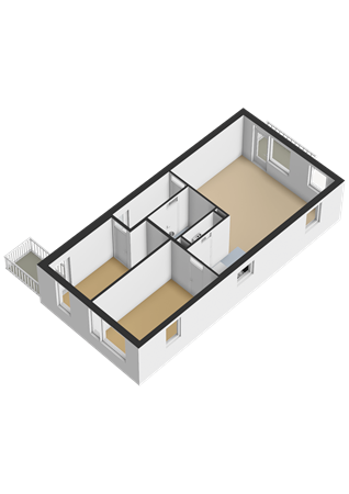 Floorplan - Jungfrau 142, 3524 WN Utrecht